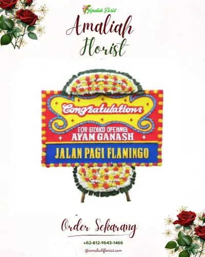 Bunga Papan Congratulation di Malimongan